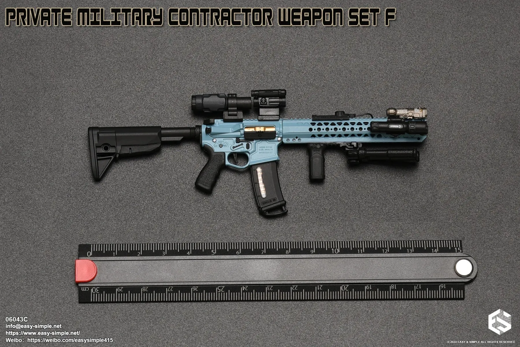 PMC Weapon Set F Ver. C - Blue Digital Watch