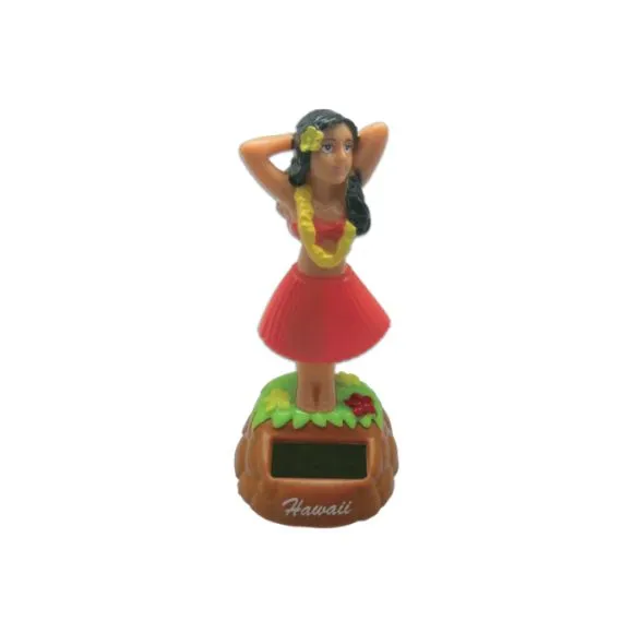 Posing Wahine Solar Dashboard Doll