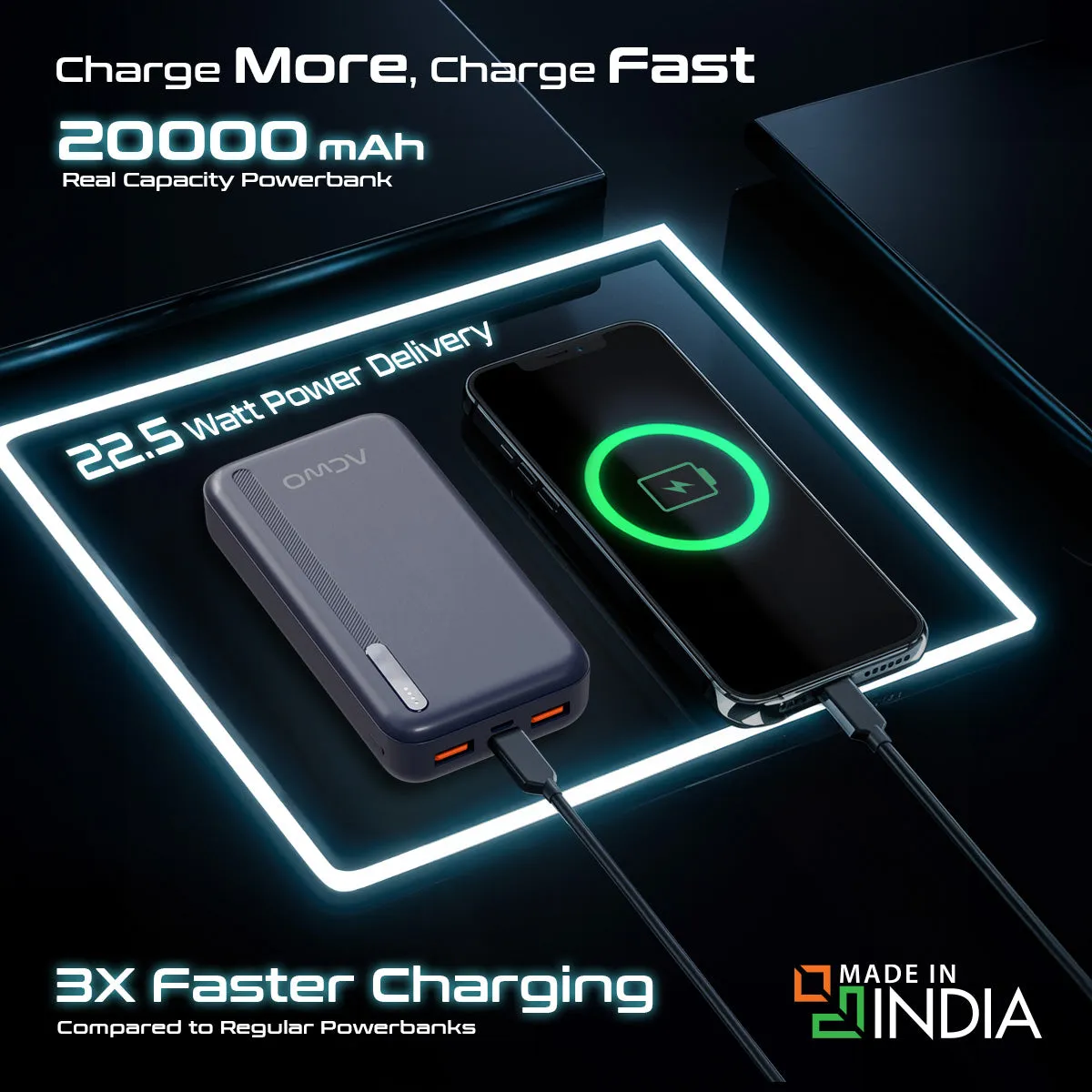 POwER 721 - 20000 mAh Fast Charging [ Portable Powerbank ]