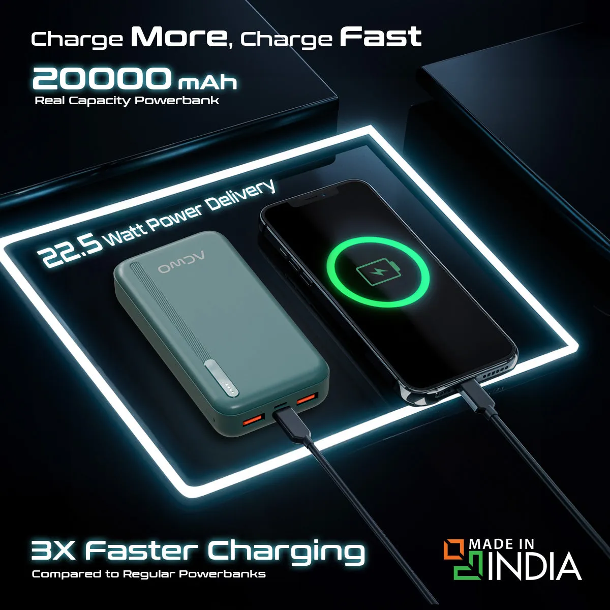 POwER 721 - 20000 mAh Fast Charging [ Portable Powerbank ]