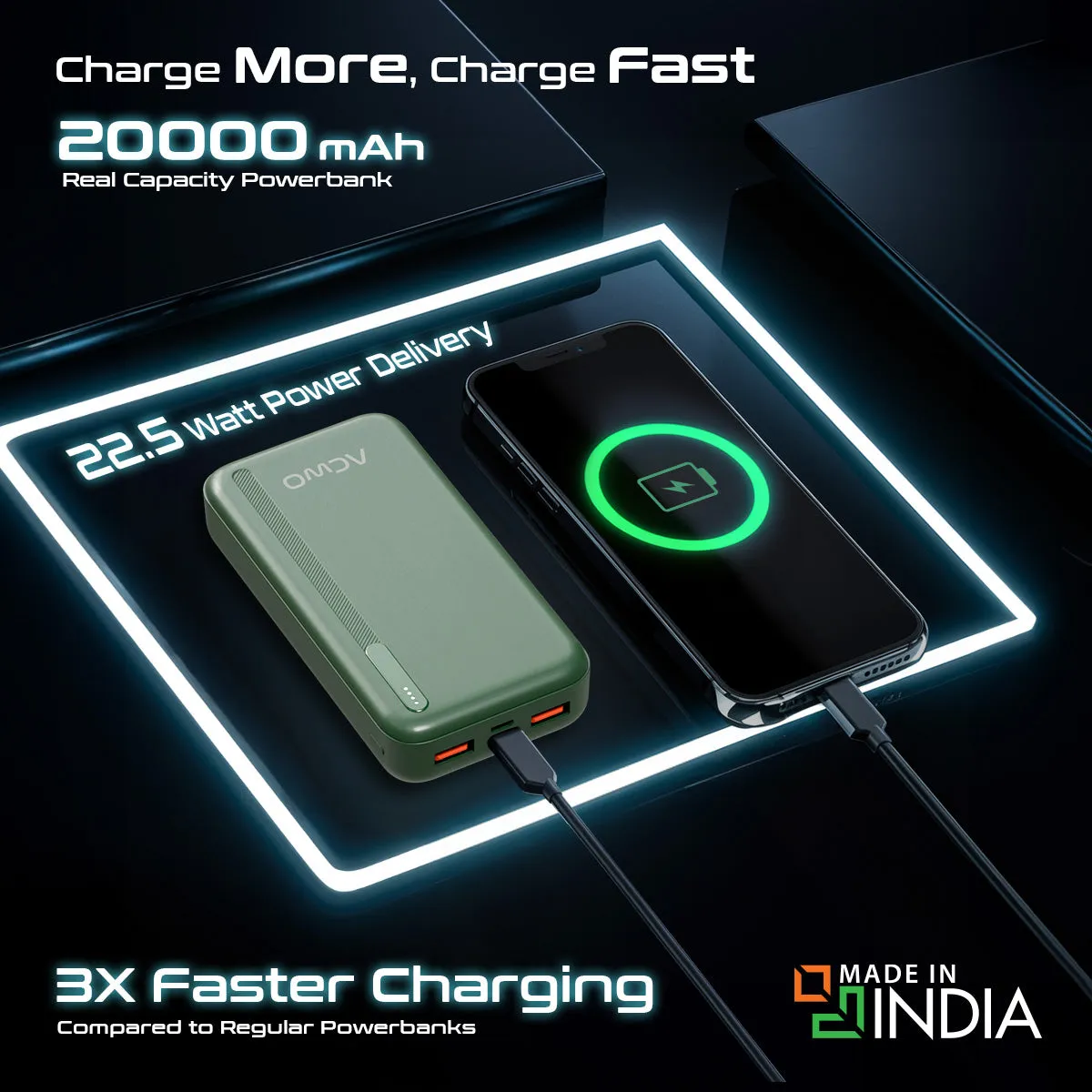 POwER 721 - 20000 mAh Fast Charging [ Portable Powerbank ]