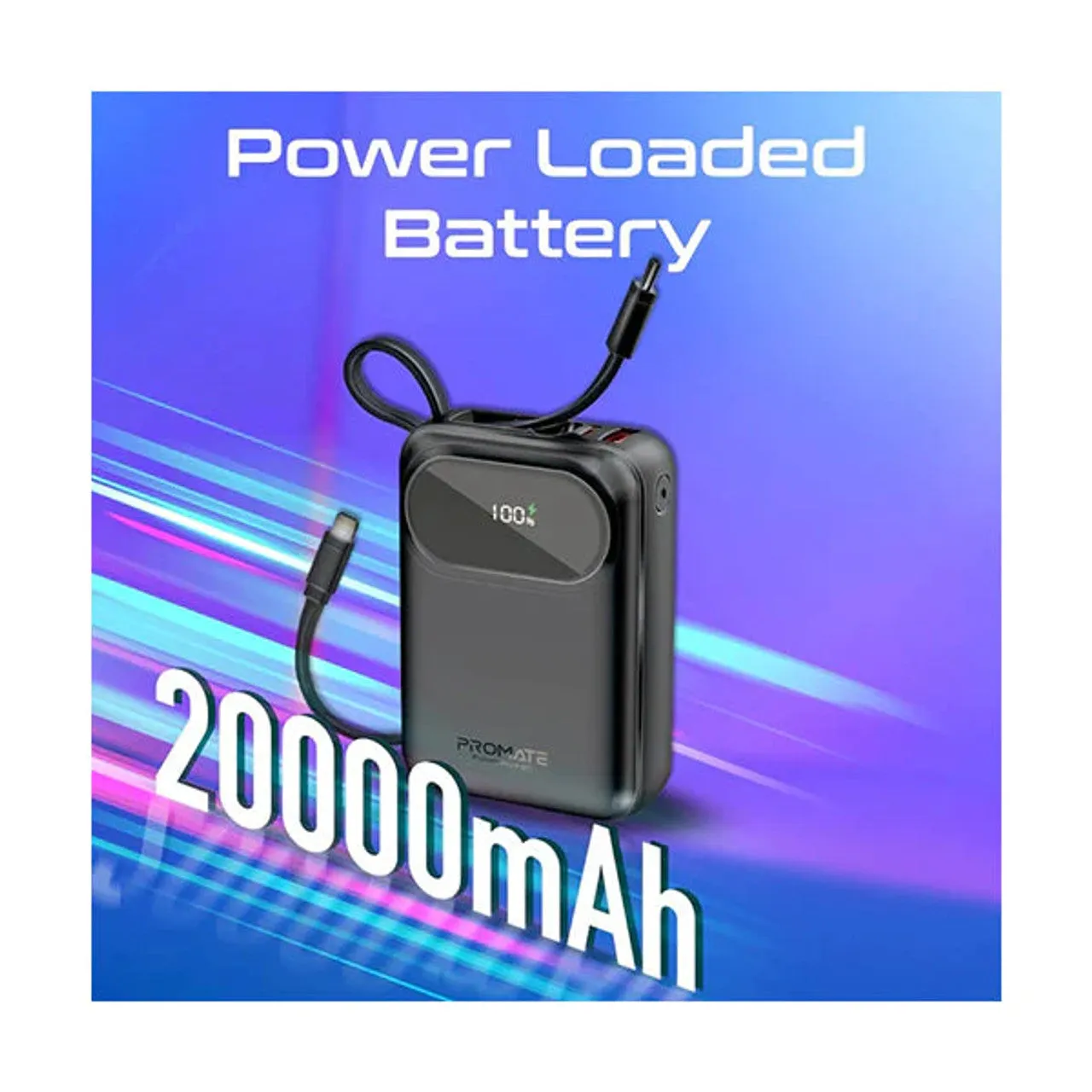 Promate PowerBank Ultra Compact 35W 20kmAh Black