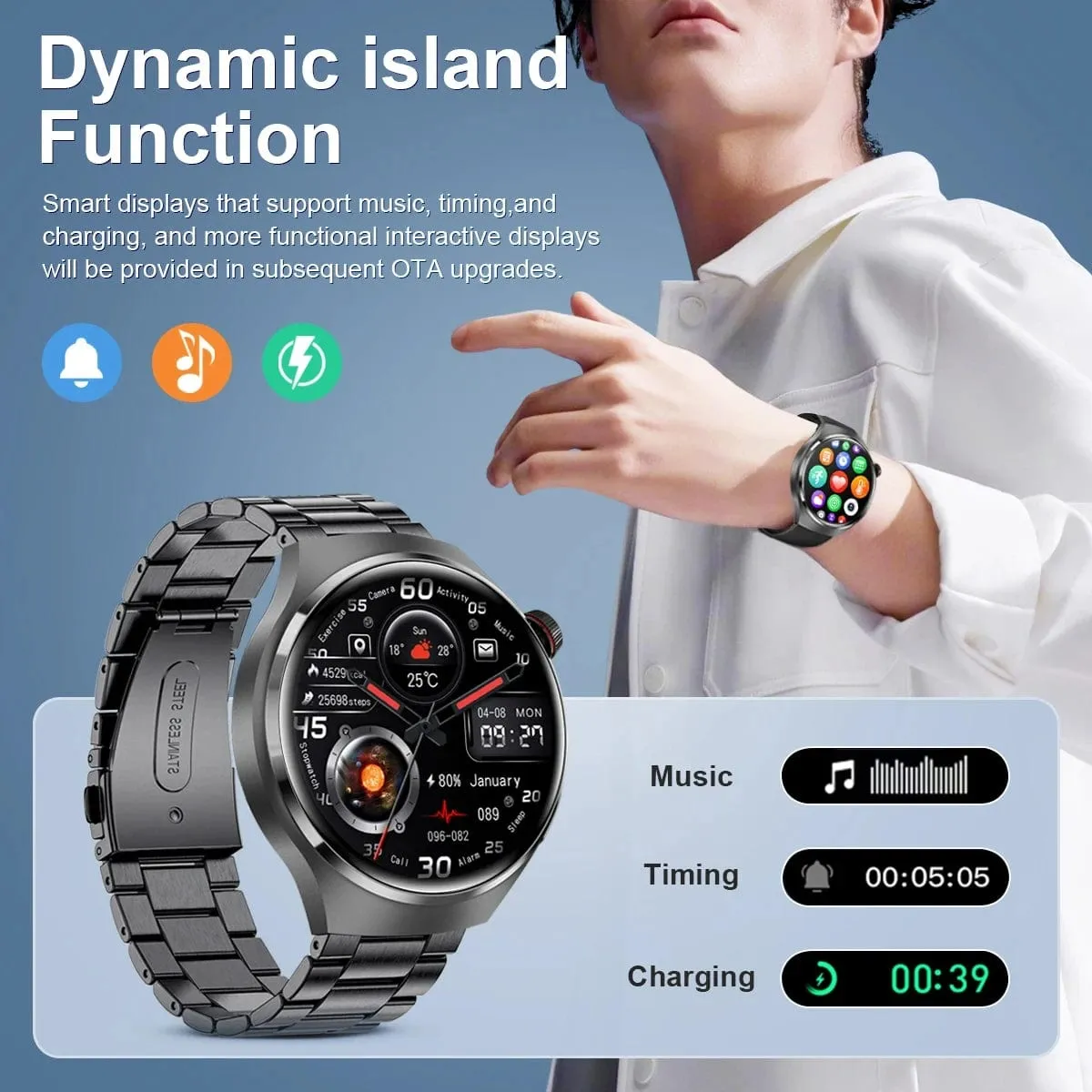 ProTrack GT4: GPS Smart Watch for Men