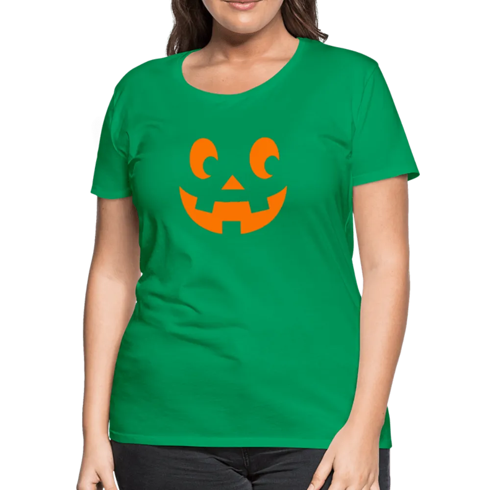 Pumpkin Face Halloween Women’s T-Shirt