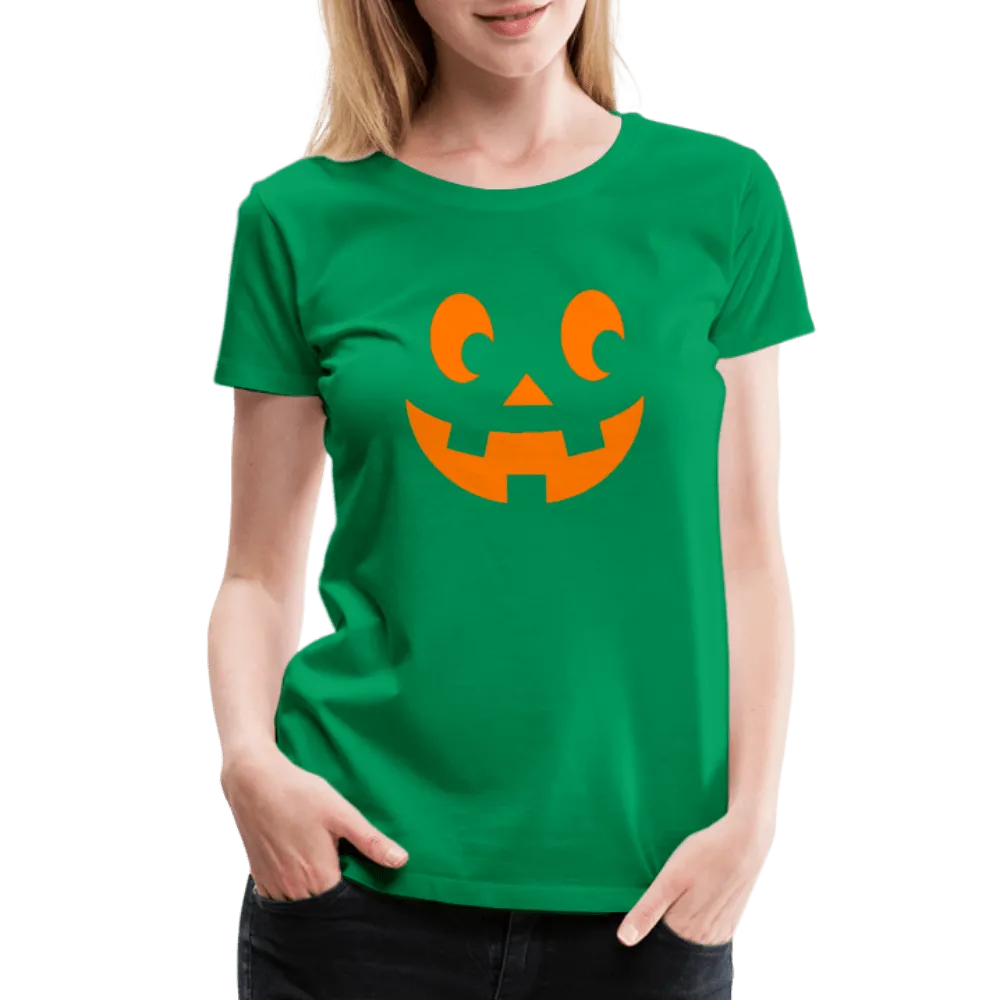 Pumpkin Face Halloween Women’s T-Shirt