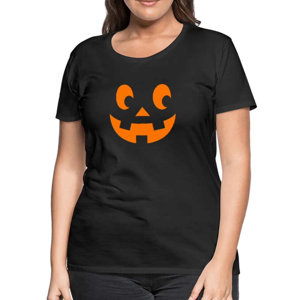 Pumpkin Face Halloween Women’s T-Shirt