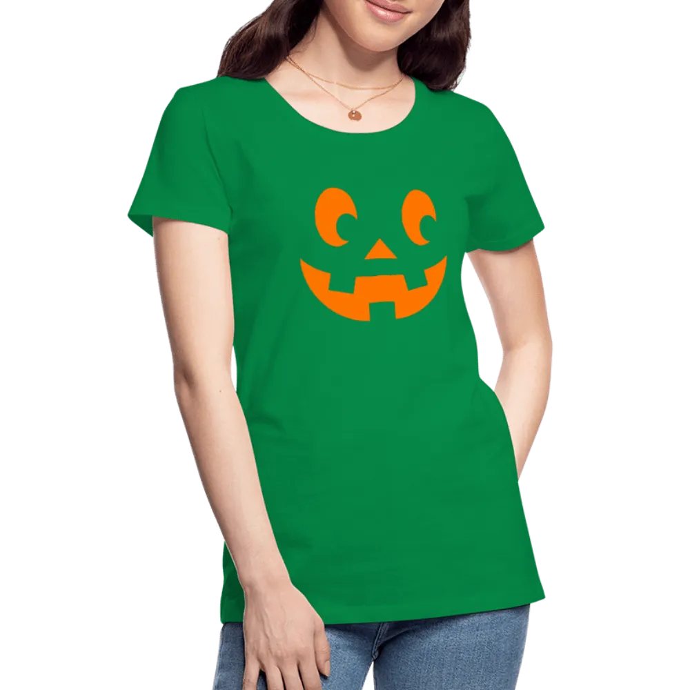 Pumpkin Face Halloween Women’s T-Shirt