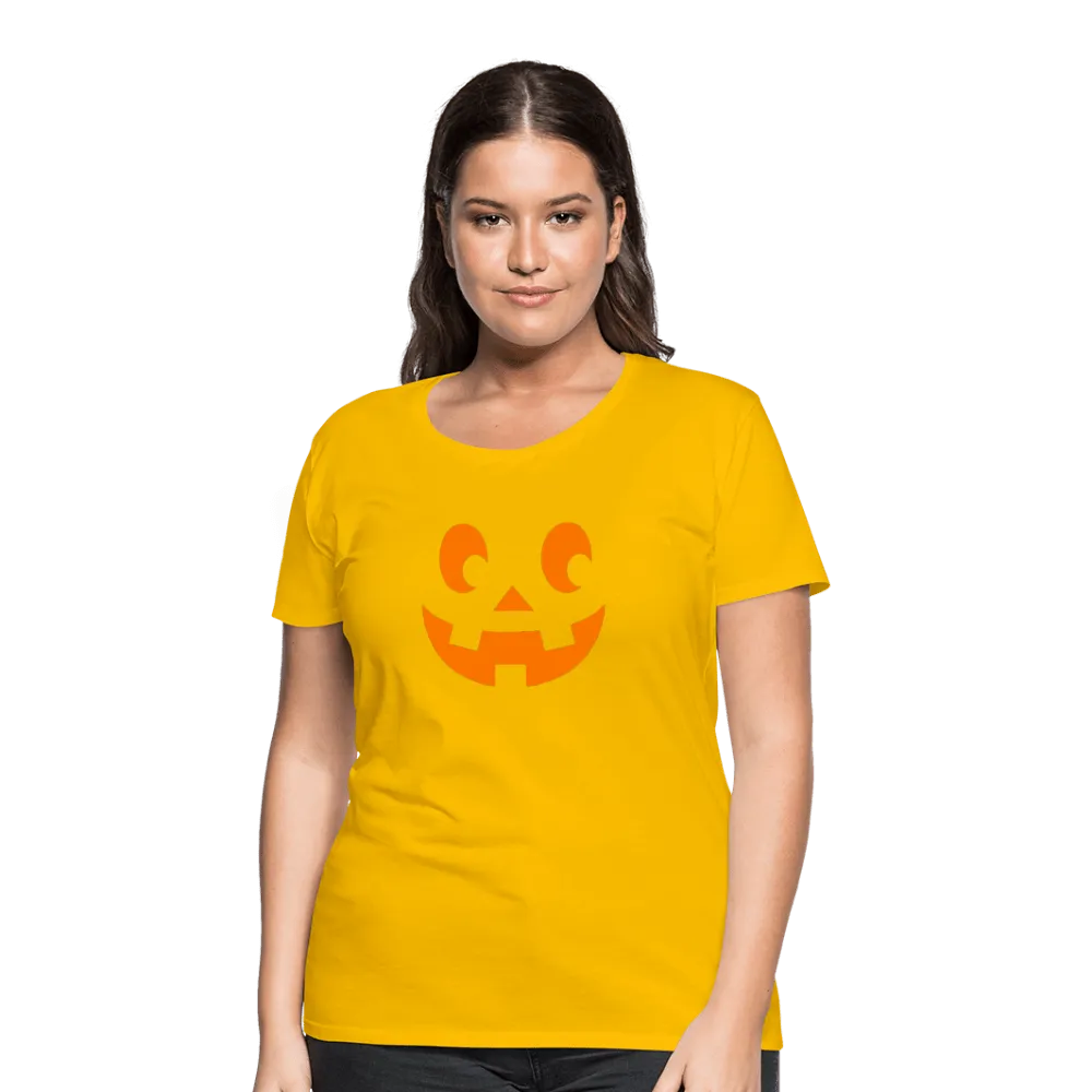 Pumpkin Face Halloween Women’s T-Shirt