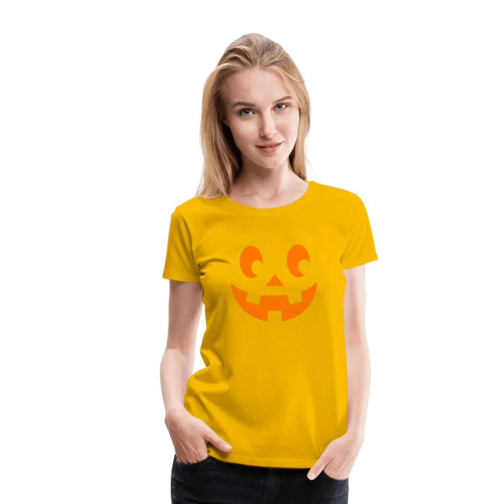 Pumpkin Face Halloween Women’s T-Shirt