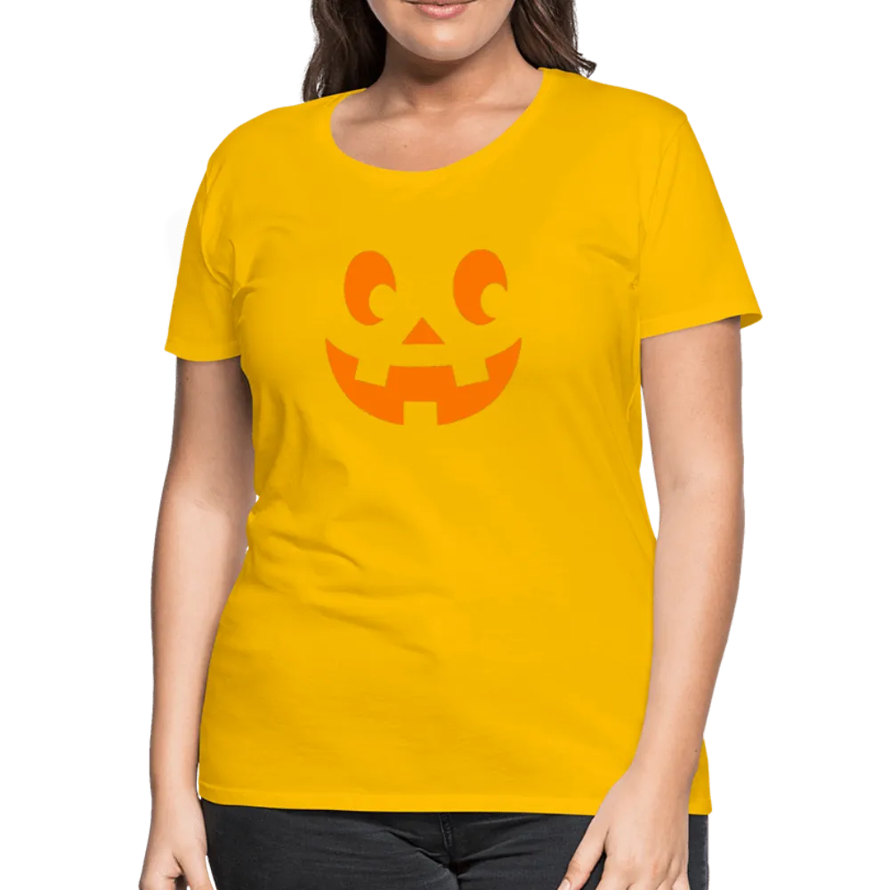 Pumpkin Face Halloween Women’s T-Shirt