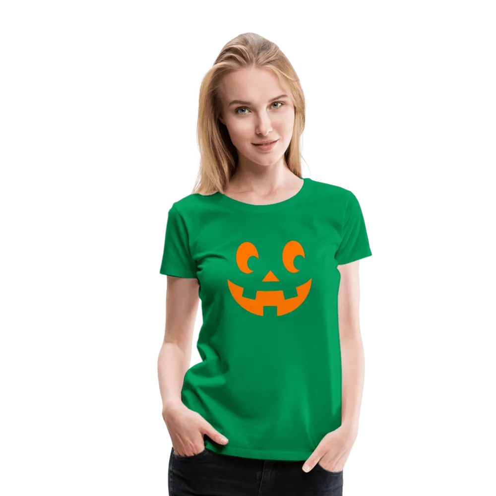 Pumpkin Face Halloween Women’s T-Shirt