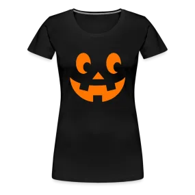 Pumpkin Face Halloween Women’s T-Shirt