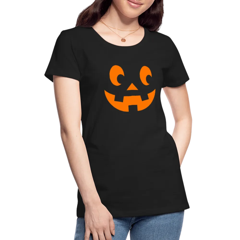 Pumpkin Face Halloween Women’s T-Shirt