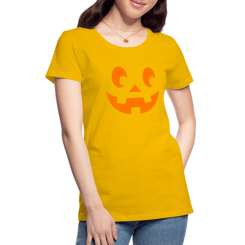 Pumpkin Face Halloween Women’s T-Shirt