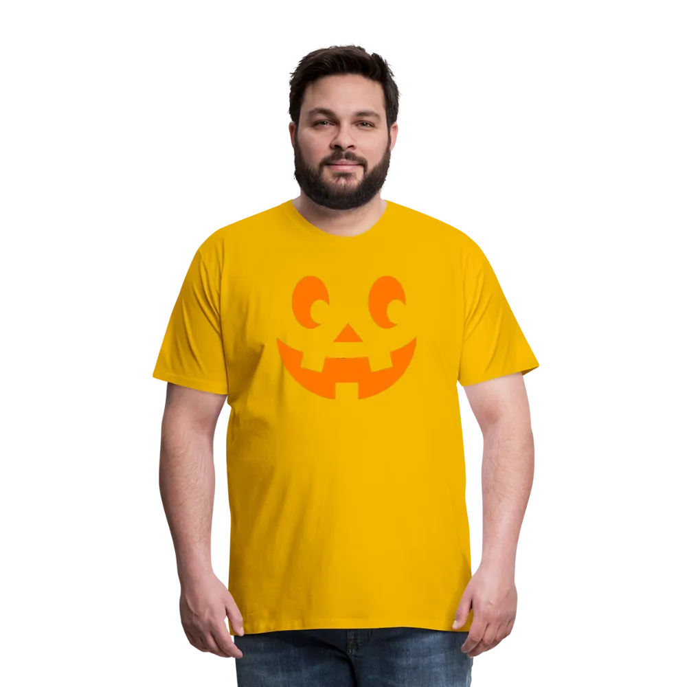 Pumpkin Face Men's Halloween T-Shirt