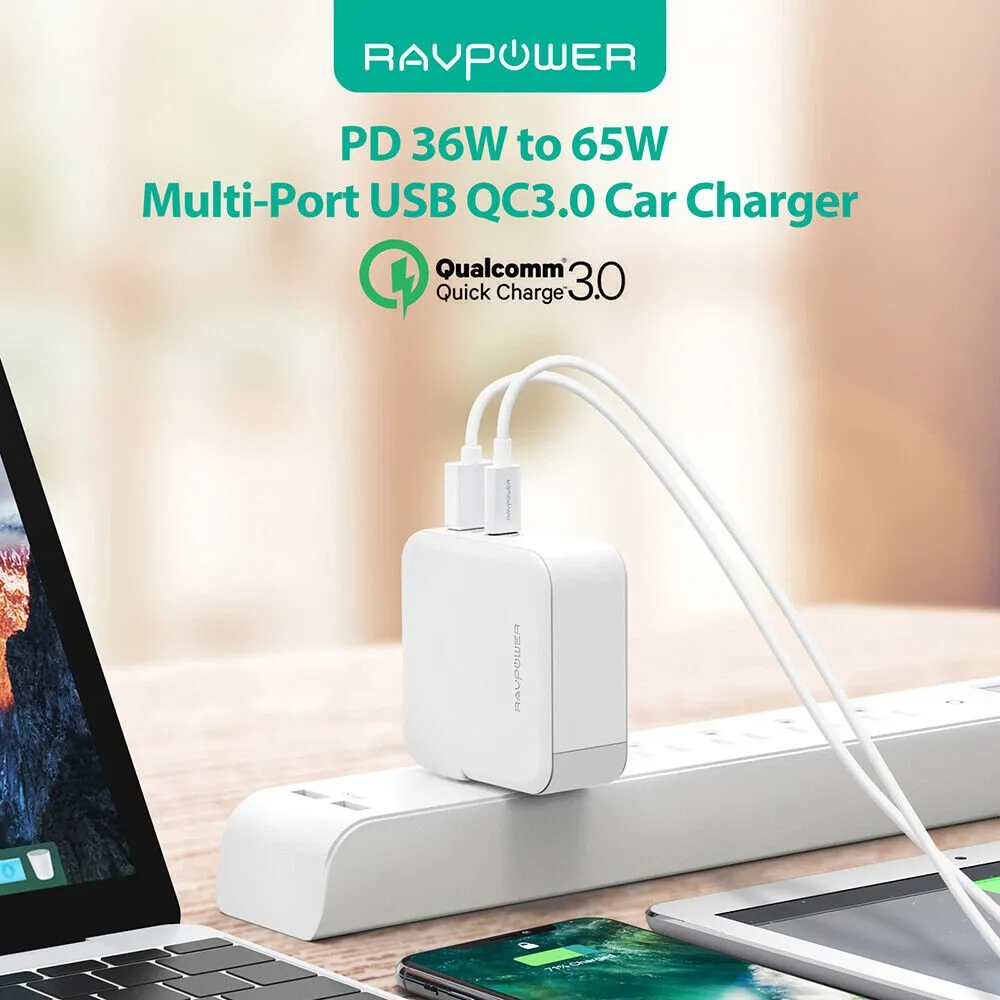 RAVPower 45W USB C PD Port AU PLUG Wall Charger