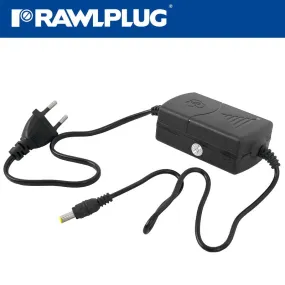 RAWLPLUG SLIM LINE POWER SUPPLY 12V 1A FOR RAWL NAILERS RAW PSU-1A