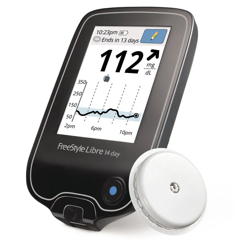 Reader Kit, Freestyle Libre 14 Day, Glucose Monitoring System, Reader & Sensor