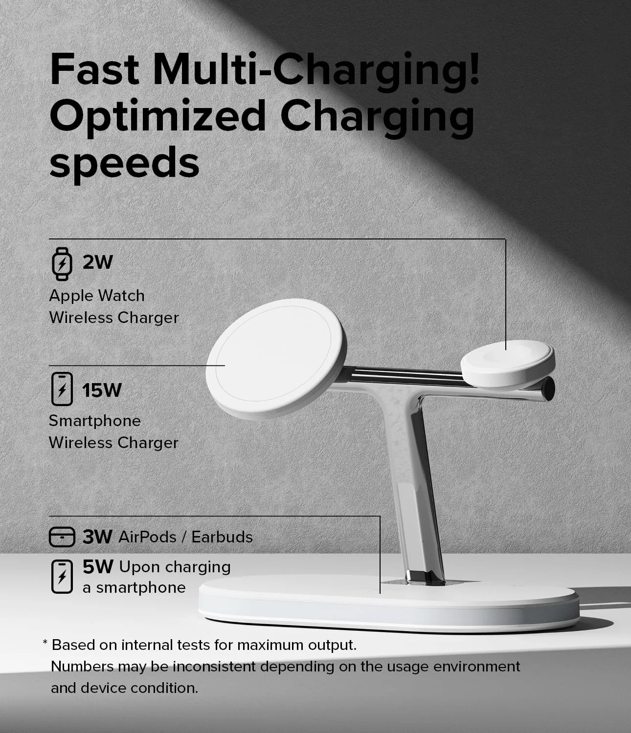 Ringke 3-in-1 Wireless Charger Stand