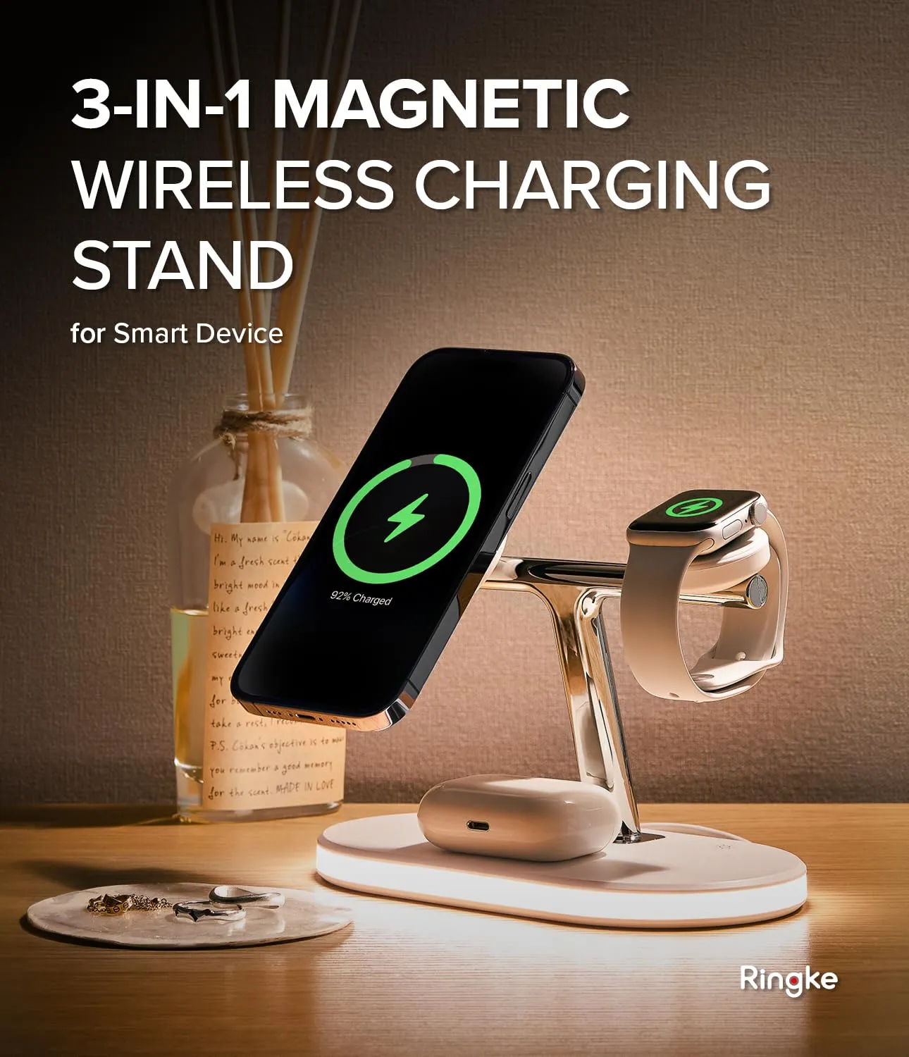 Ringke 3-in-1 Wireless Charger Stand