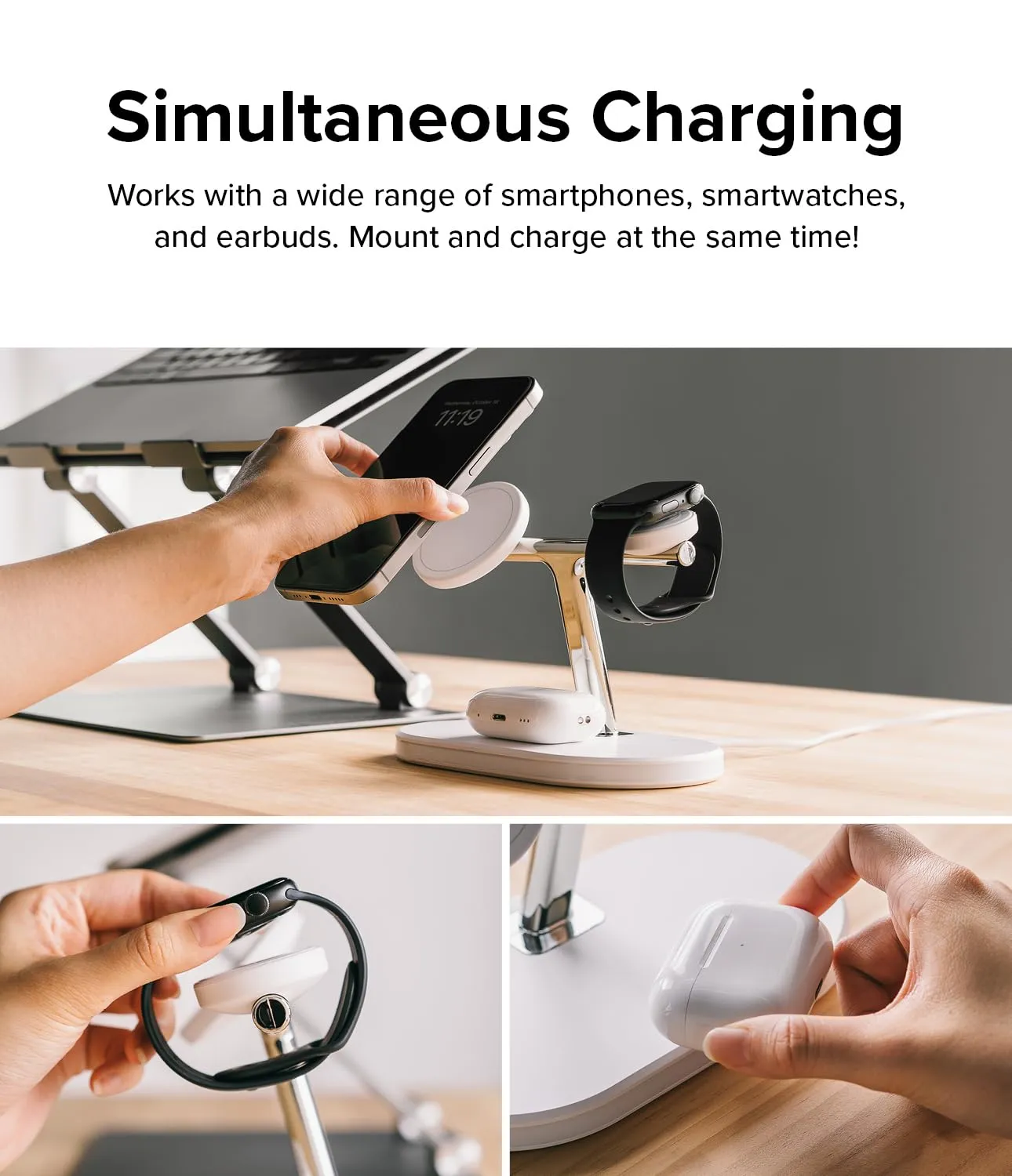 Ringke 3-in-1 Wireless Charger Stand