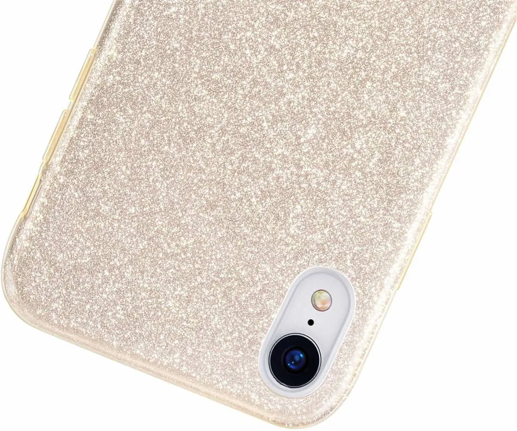 Samsung Galaxy A21s Glitter Cover - Gold