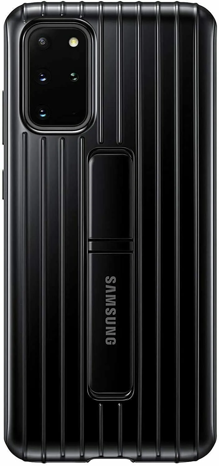 Samsung Galaxy S20 Plus Protective Black Standing Cover Case EF-RG985CBEG