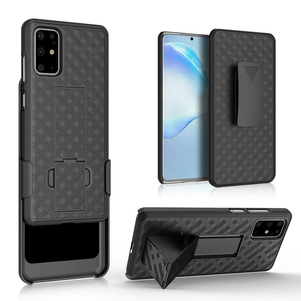 Samsung Galaxy S20 Plus/Galaxy S20  Case, Rugged Slim Rotating Swivel Lock Holster Shell Combo Clip Cover for Galaxy S20 Plus/Galaxy S20 