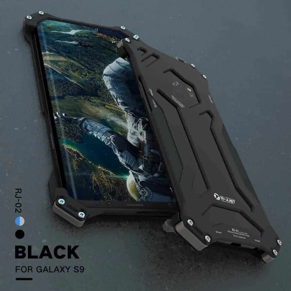 Samsung Galaxy S9 Case Slim Aluminum Black