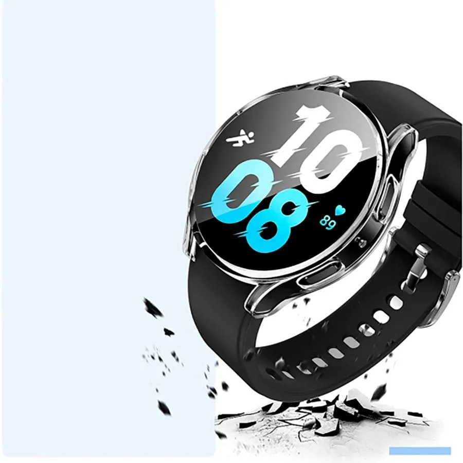 Samsung Galaxy Watch 6 (40mm) TECH-PROTECT Defense360 Cover m. Indbygget Skærmbeskytter - Gennemsigtig