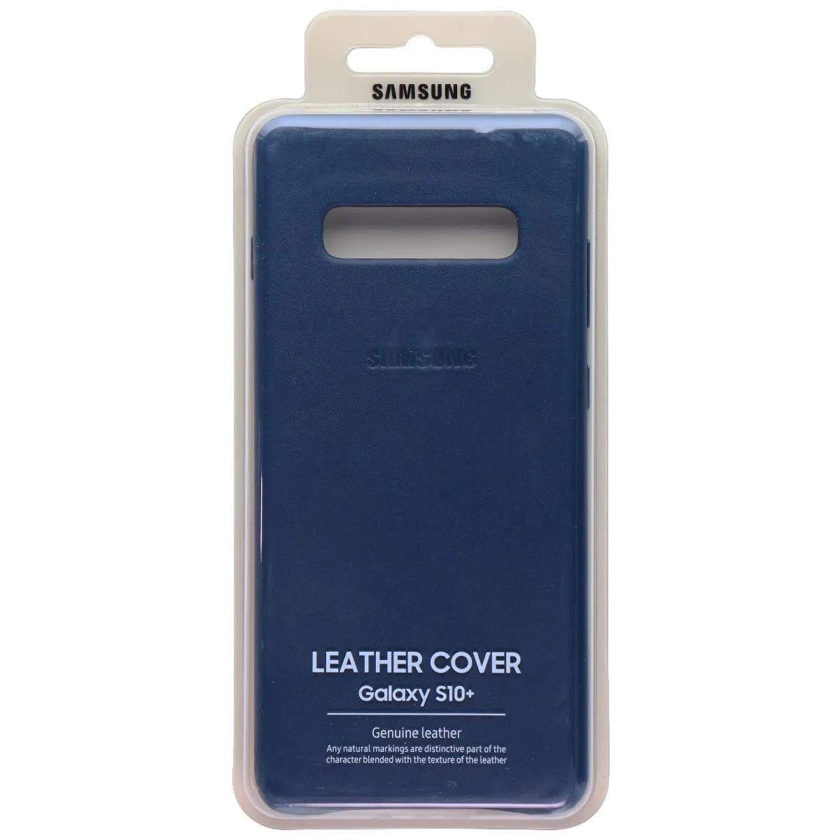 Samsung Official Leather Case for Galaxy S10  (Navy Blue)