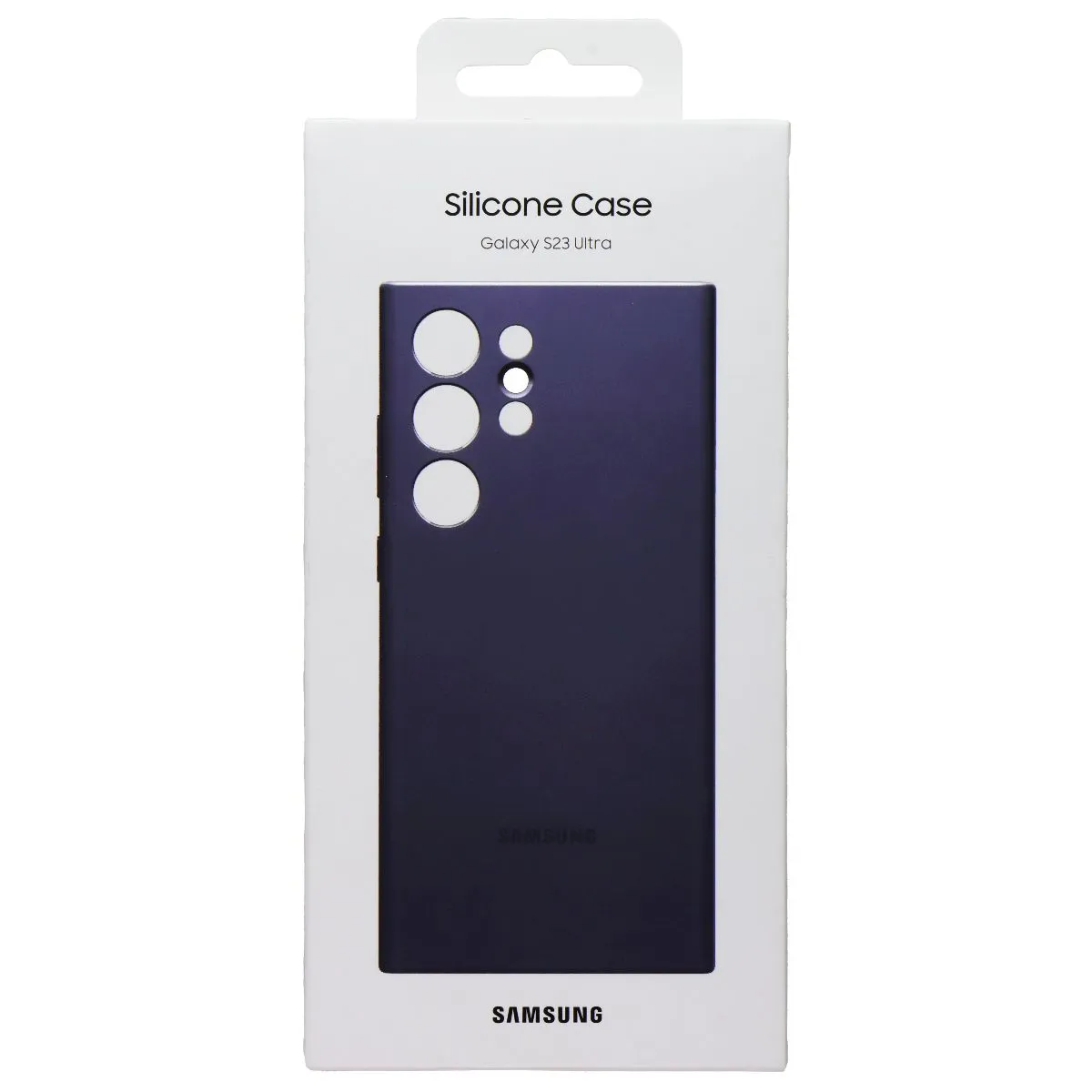 Samsung Silicone Case for Galaxy S23 Ultra - Navy