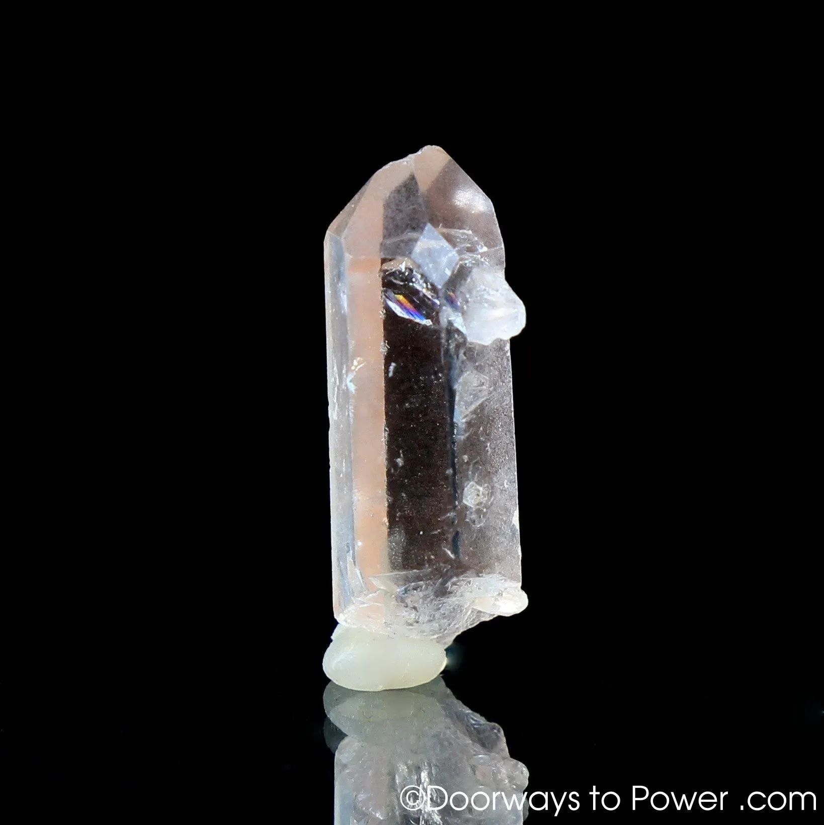 Satyaloka Quartz Point Time Link Crystal Azozeo Activated