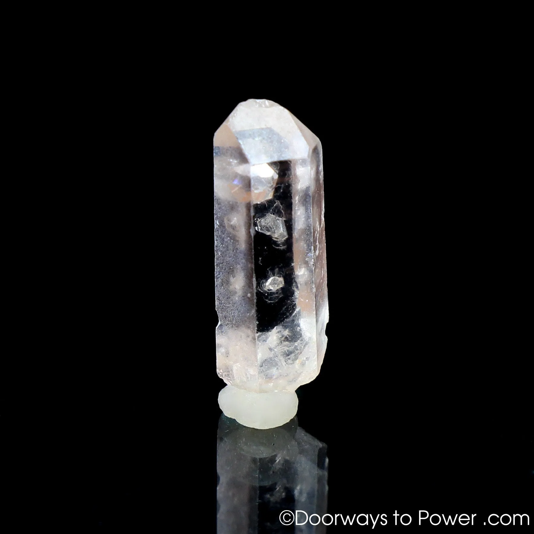 Satyaloka Quartz Point Time Link Crystal Azozeo Activated