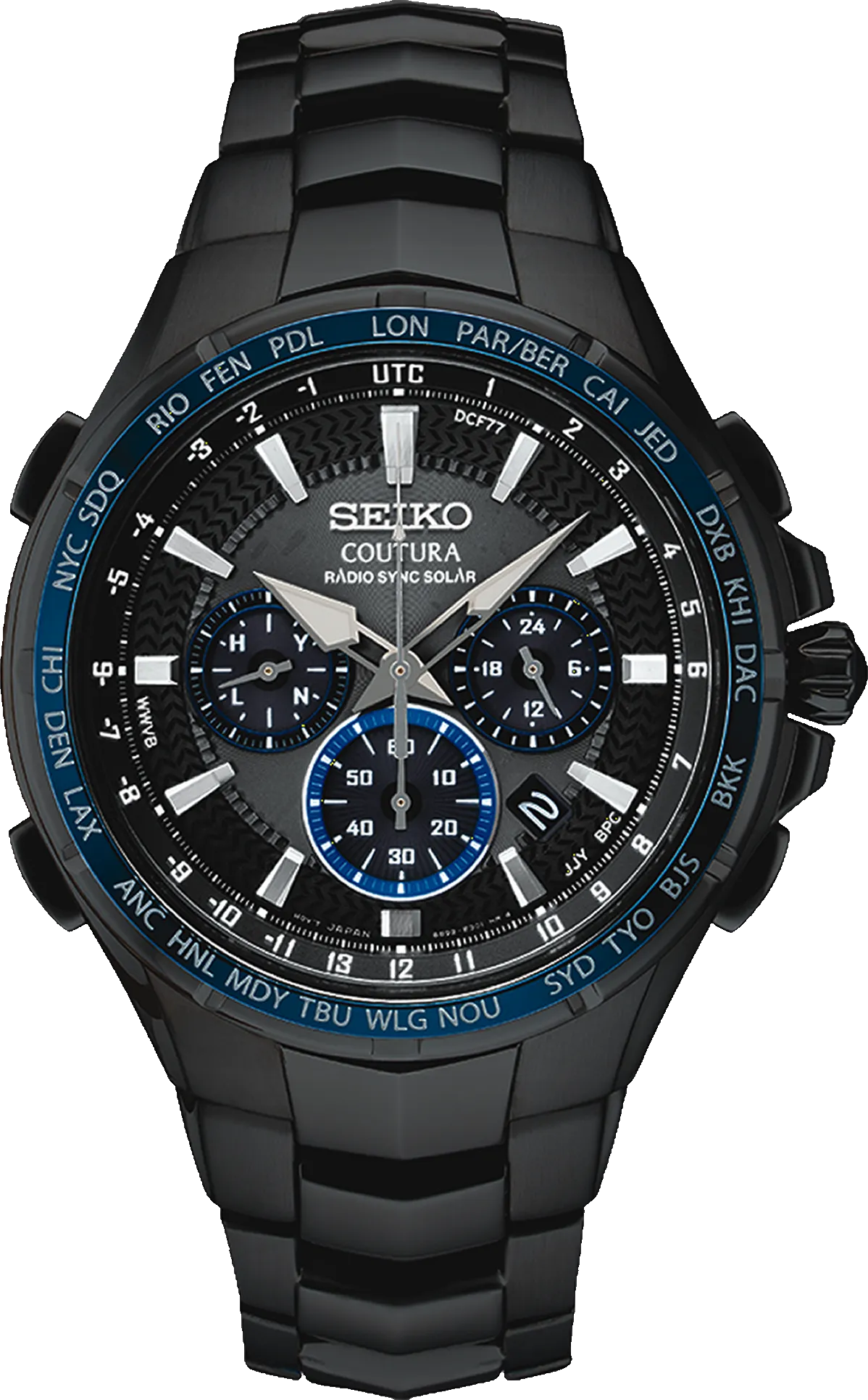 Seiko Coutura Radio Sync Solar Chronograph SSG021