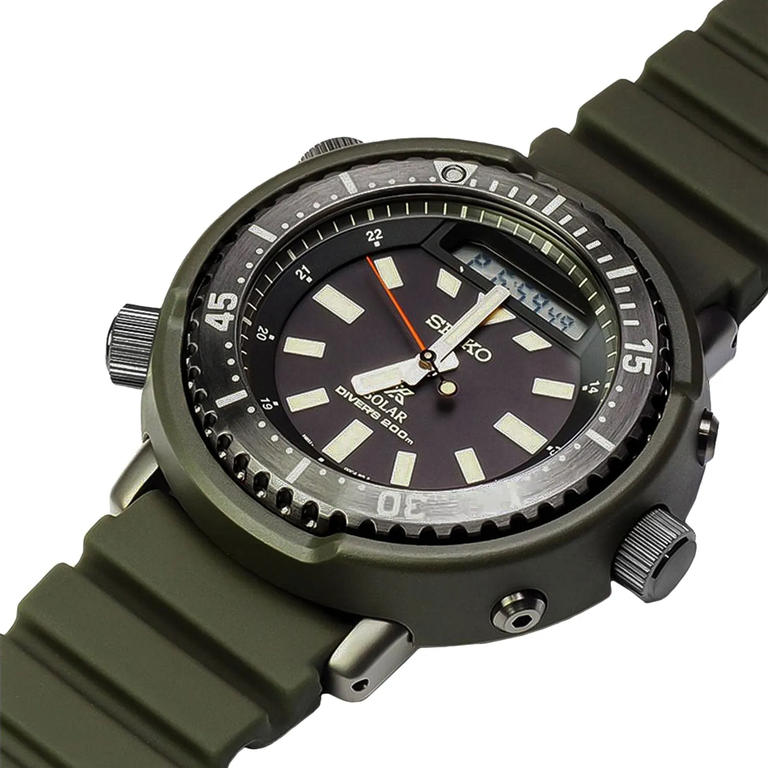 Seiko SNJ031P1 Prospex Street Series Arnie Urban Safari Solar Watch