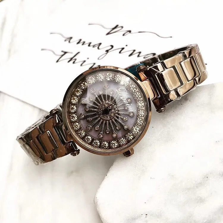 Shell Chassis With Diamond Women's Watch