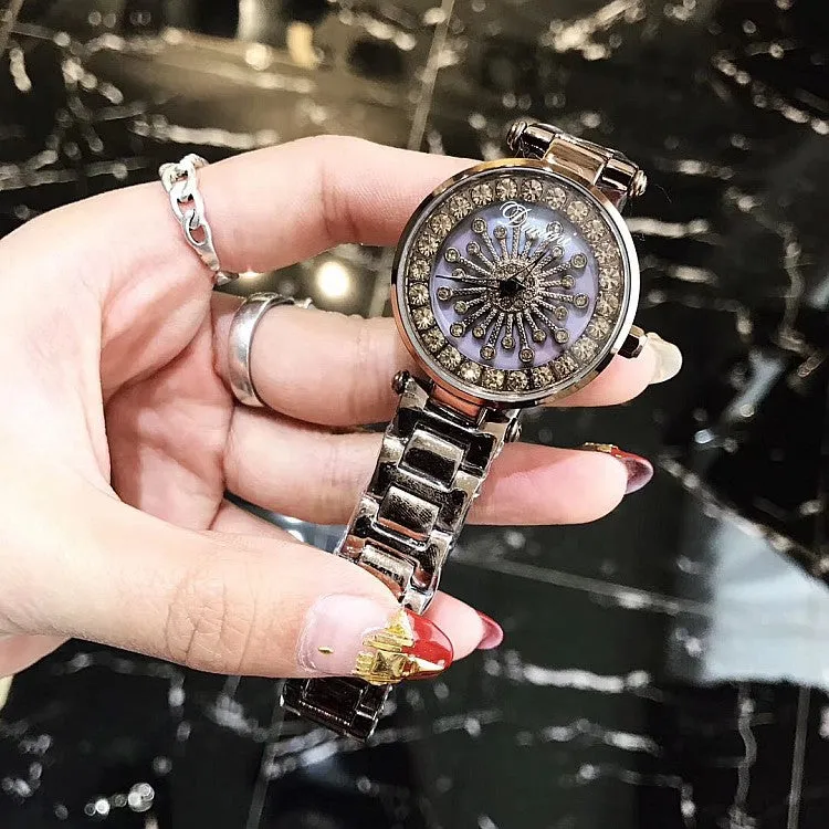 Shell Chassis With Diamond Women's Watch