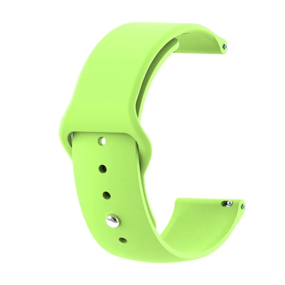 Silicone Button Style Watch Straps Compatible with Xiaomi Mi Watch Smartwatch