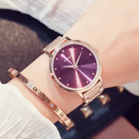 Simple&Stylish Stainless Steel Strap Women's Watch