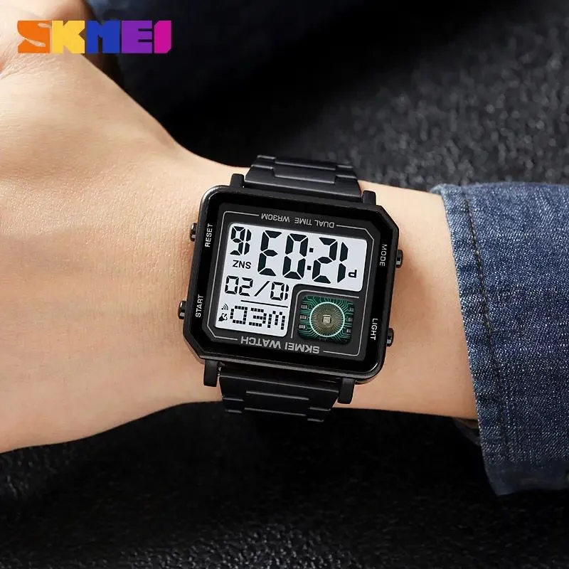 SKMEI Man Watch Full Steel Digital Sport Watch S2960962