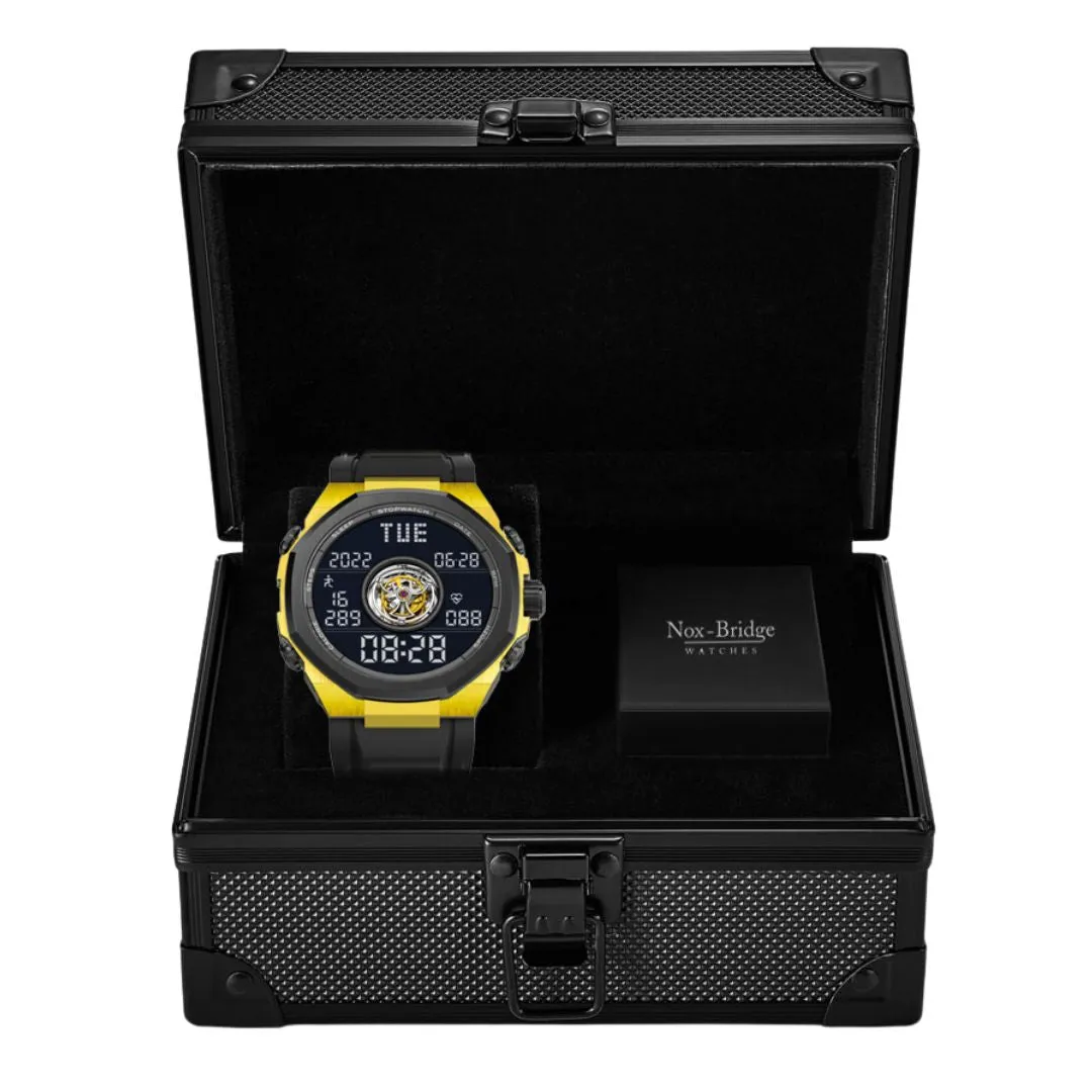 Skyway Smartwatch with Tourbillon Men's Watch NOXSKYWAYBLACKYELLOW