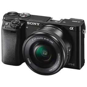 Sony Alpha a6000 Mirrorless Digital Camera with 16-50mm Lens - Black