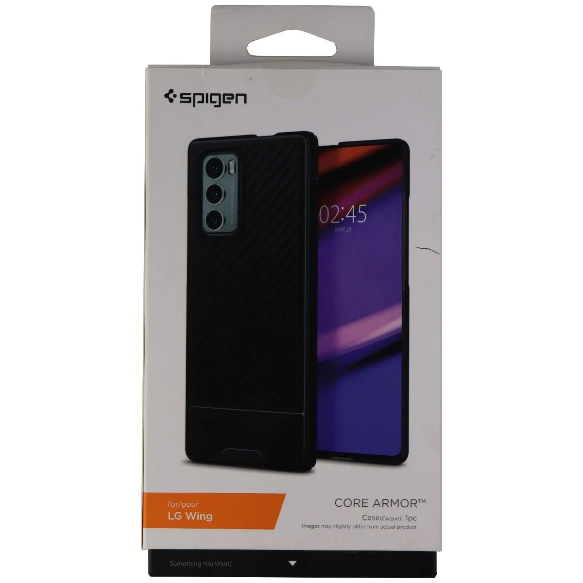 Spigen Core Armor Series Case for LG Wing (ACS01934) - Black