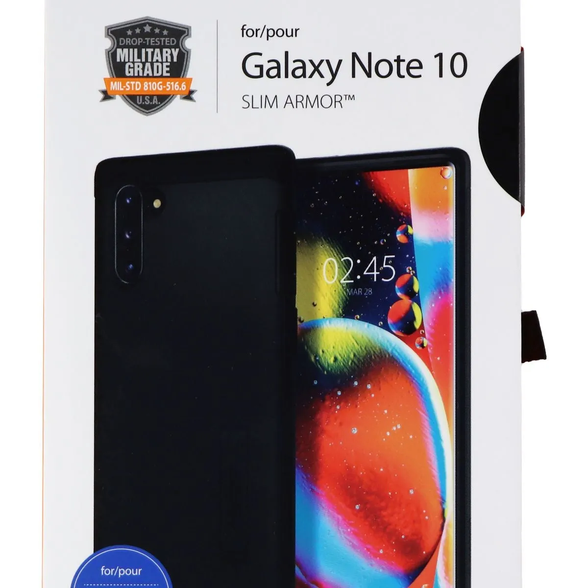 Spigen Slim Armor Case with Kickstand for Samsung Galaxy Note10 - Black