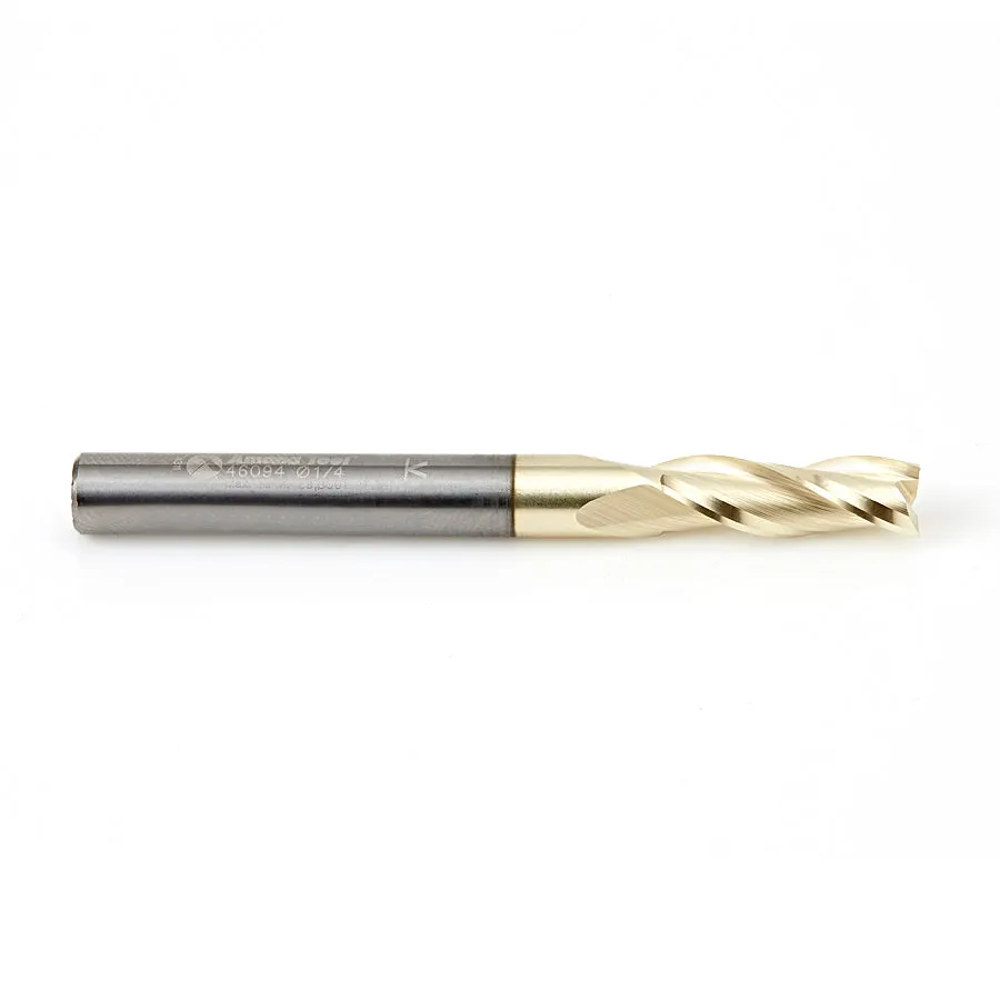 Spiral Composite Up-Cut CNC Router Bit | 1⁄4 Dia x 3⁄4 x 1⁄4 Shank x 2 1⁄2" Long | 46094 | 738685460948