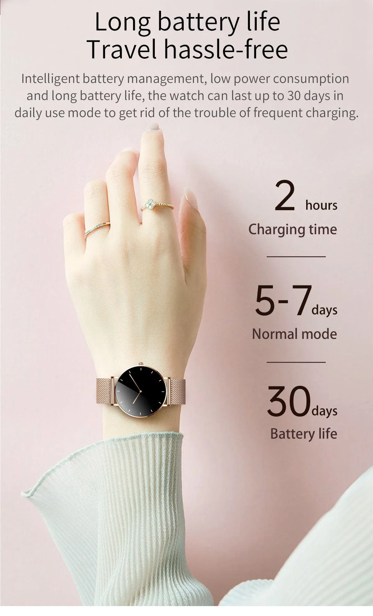 ST08 Dagnet Smartwatch 1.3-Inch Full Touch Screen