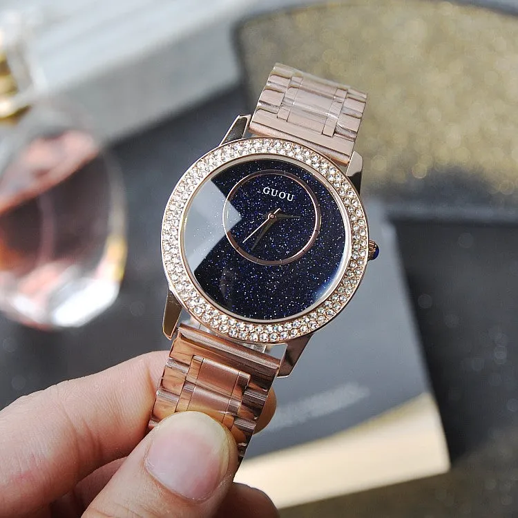 Starry Sky Rose Gold Women's Watch