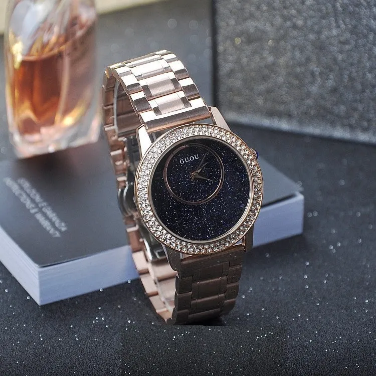 Starry Sky Rose Gold Women's Watch