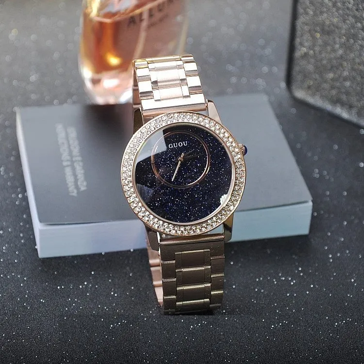 Starry Sky Rose Gold Women's Watch